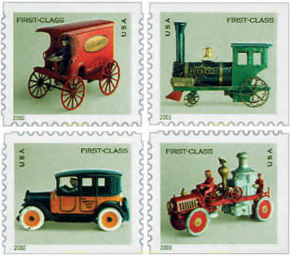 Sellos: 100485 MNH ESTADOS UNIDOS 2002 JUGUETES ANTIGUOS