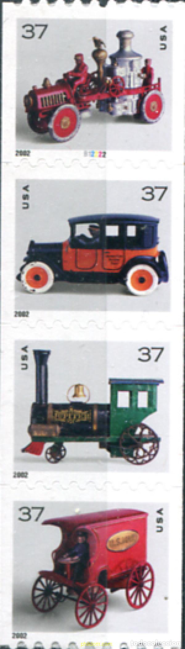 Sellos: 311358 MNH ESTADOS UNIDOS 2002 JUGUETES ANTIGUOS