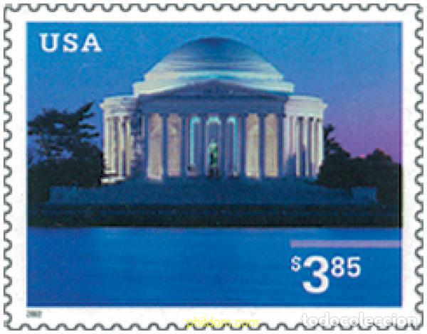 Sellos: 101570 MNH ESTADOS UNIDOS 2002 MEMORIAL JEFFERSON