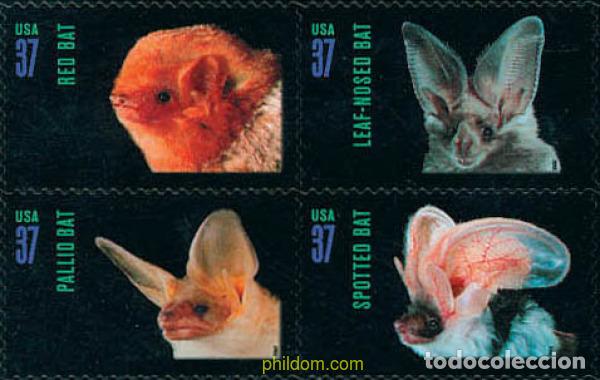 Sellos: 311364 MNH ESTADOS UNIDOS 2002 MURCIELAGOS
