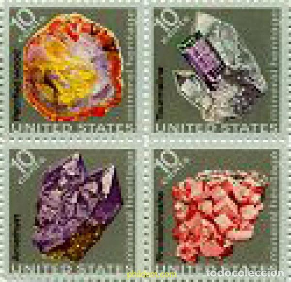 Sellos: 102906 MNH ESTADOS UNIDOS 1974 MINERALES