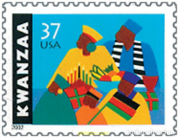 Sellos: 103434 MNH ESTADOS UNIDOS 2002 KWANZAA