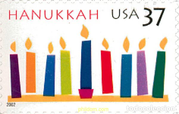 Sellos: 103432 MNH ESTADOS UNIDOS 2002 HANNUKKAH