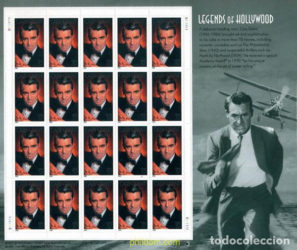 Sellos: 110754 MNH ESTADOS UNIDOS 2002 HOMENAJE A CARY GRANT
