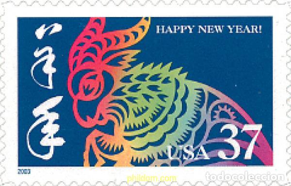 Sellos: 114262 MNH ESTADOS UNIDOS 2003 A&Ntilde;O LUNAR CHINO - A&Ntilde;O DE LA CABRA