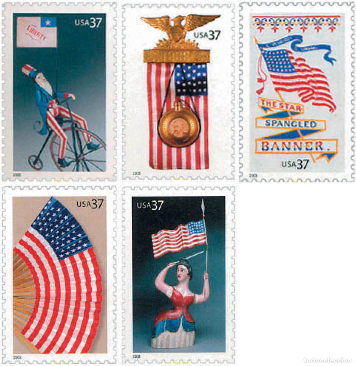 Sellos: 121474 MNH ESTADOS UNIDOS 2003 OLD GLORY
