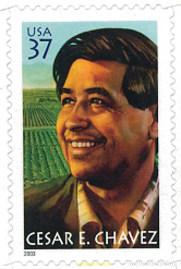 Sellos: 123401 MNH ESTADOS UNIDOS 2003 10 ANIVERSARIO DE LA MUERTE DE CESAR E. CHAVEZ