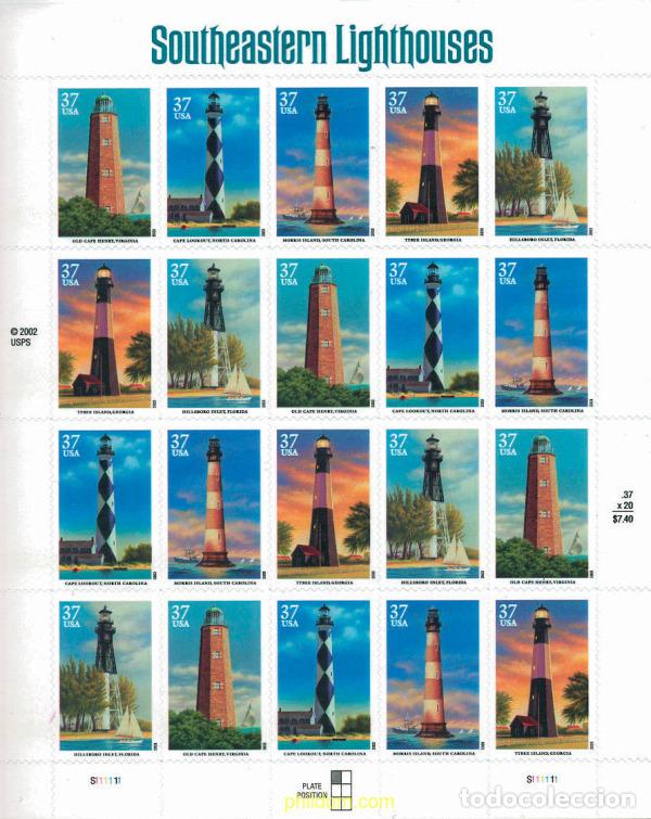 Sellos: 125094 MNH ESTADOS UNIDOS 2003 FAROS DEL SURESTE