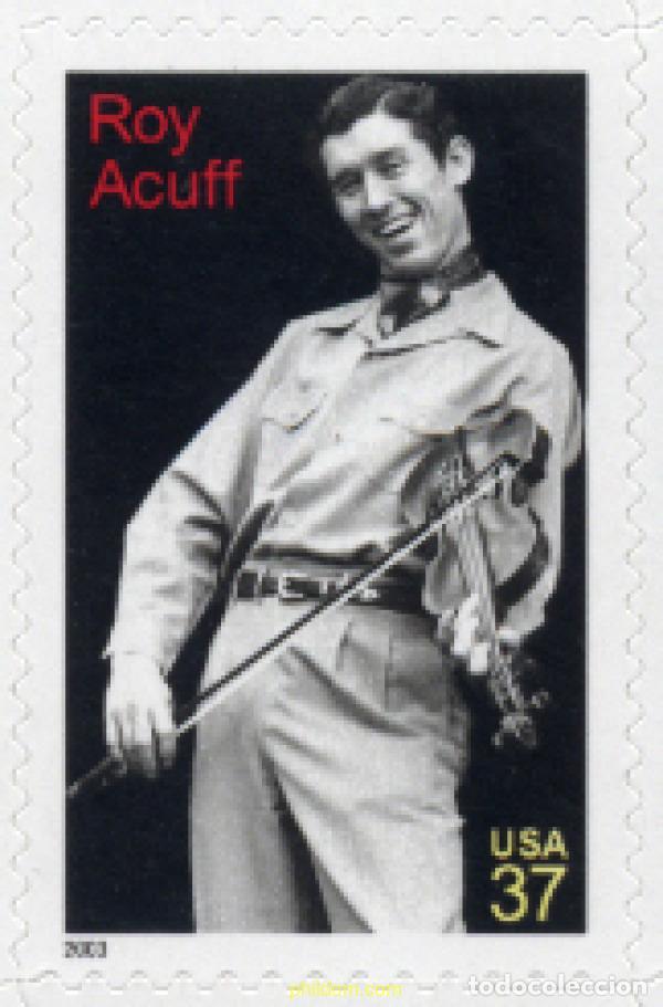 Sellos: 132225 MNH ESTADOS UNIDOS 2003 CENTENARIO DEL NACIMIENTO DE ROY ACUFF