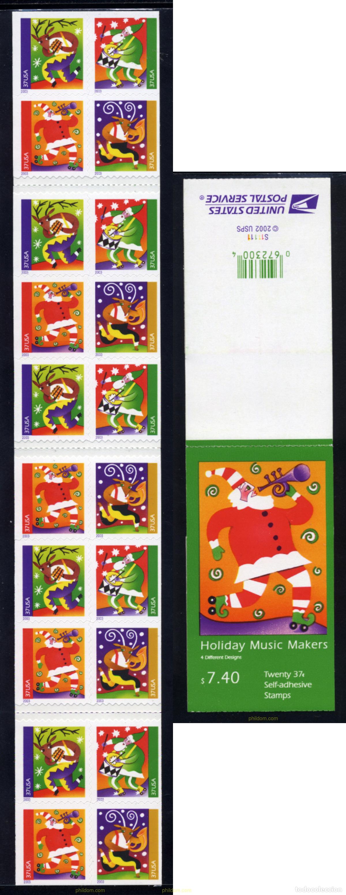 Sellos: 136215 MNH ESTADOS UNIDOS 2003 NAVIDAD