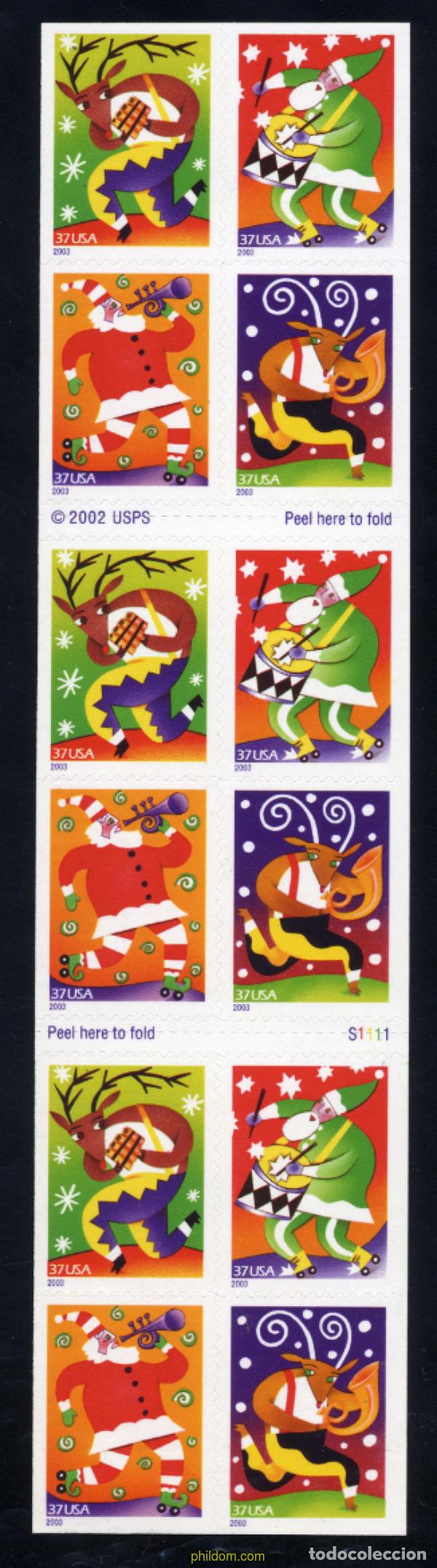 Sellos: 137113 MNH ESTADOS UNIDOS 2003 NAVIDAD