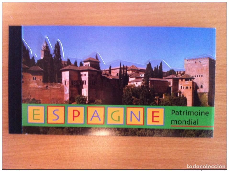 Sellos: ONU GENEVE GENF CARNET DE PRESTIGE 2001 C417 ESPA&Ntilde;A PATRIMONIO MUNDIAL FDC OBL