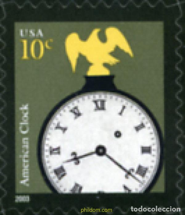Sellos: 143415 MNH ESTADOS UNIDOS 2003 RELOJ ANTIGUO