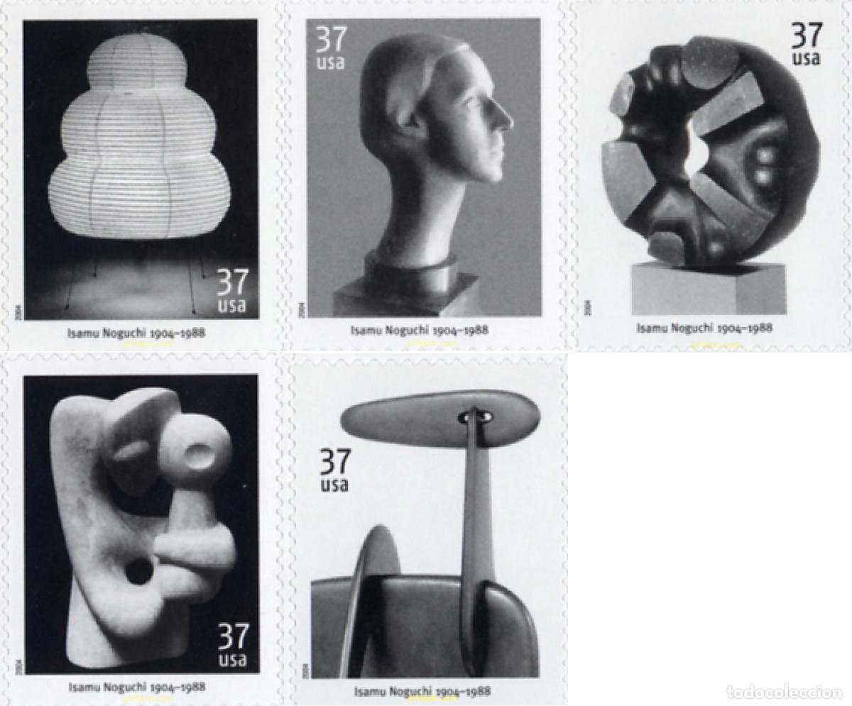 Sellos: 145820 MNH ESTADOS UNIDOS 2004 CENTENARIO DEL NACIMIENTO DE ISAMU NOGUCHI