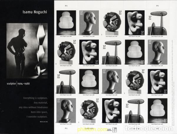 Sellos: 145821 MNH ESTADOS UNIDOS 2004 CENTENARIO DEL NACIMIENTO DE ISAMU NOGUCHI