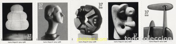 Sellos: 170250 MNH ESTADOS UNIDOS 2004 CENTENARIO DEL NACIMIENTO DE ISAMU NOGUCHI