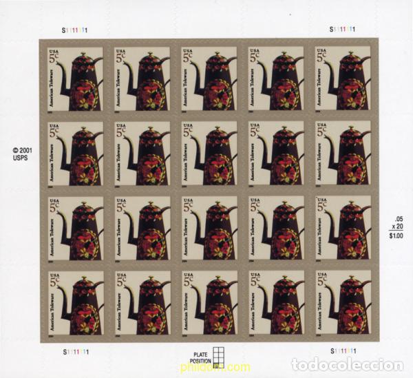 Sellos: 146163 MNH ESTADOS UNIDOS 2004 TETERA