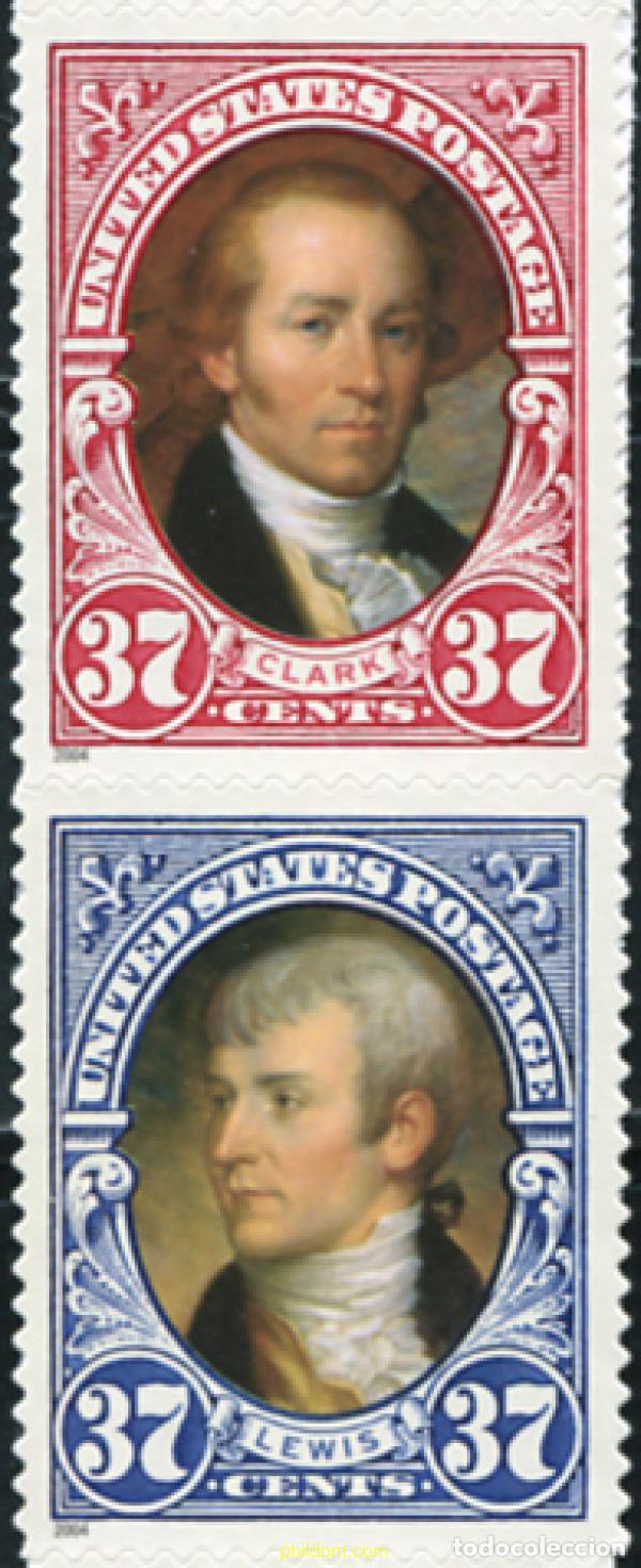 Sellos: 149434 MNH ESTADOS UNIDOS 2004 2 CENTENARIO DE LA EXPEDICION DE LEWIS Y CLARK