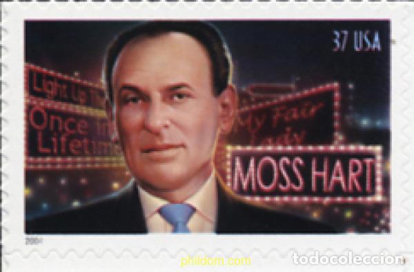 Sellos: 153886 MNH ESTADOS UNIDOS 2004 CENTENARIO DEL NACIMIENTO DE MOSS HART