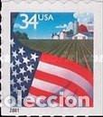 Sellos: ESTADOS UNIDOS, 2001 SW3615 ''Bandera y granja: dent 8''./ Nuevos, sin fijasellos, MNH.