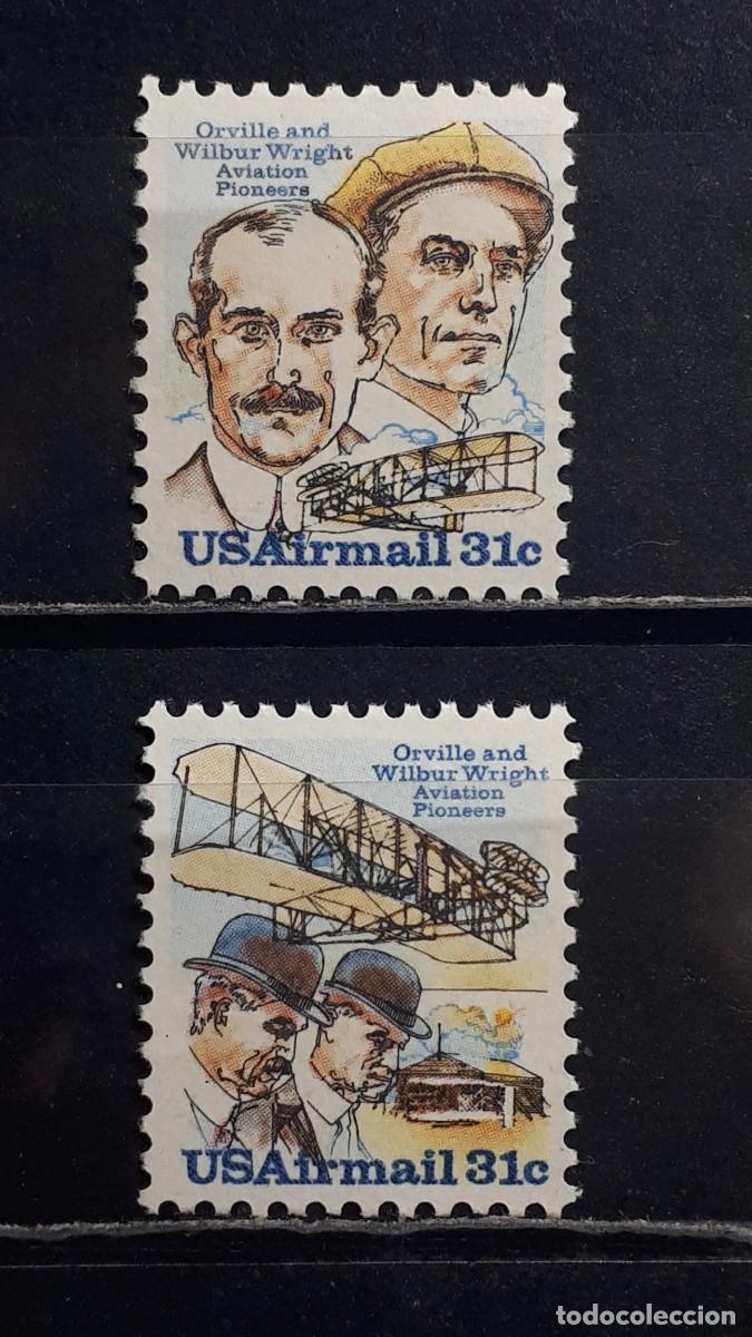 Sellos: ESTADOS UNIDOS. A&Ntilde;O 1978. **. YVERT A&eacute;reo 85/6