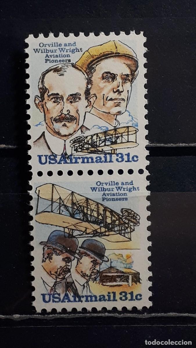Sellos: ESTADOS UNIDOS. A&Ntilde;O 1978. **. YVERT A&eacute;reo 85/6