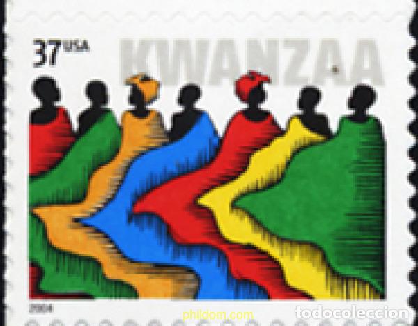 Sellos: 153884 MNH ESTADOS UNIDOS 2004 KWANZAA