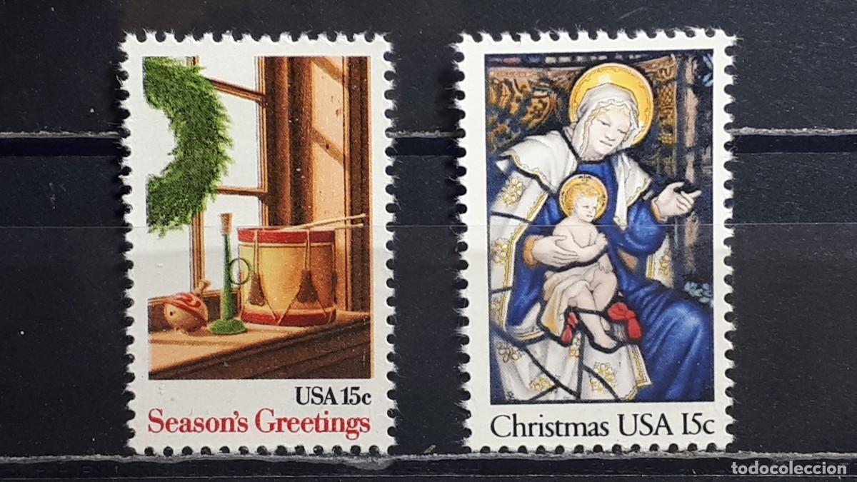 Sellos: ESTADOS UNIDOS. A&Ntilde;O 1980. **. Yvert 1302/3