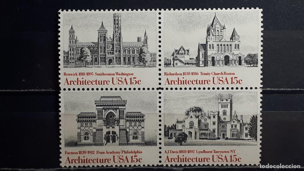 Sellos: ESTADOS UNIDOS. A&Ntilde;O 1980. **. Yvert 1298/301
