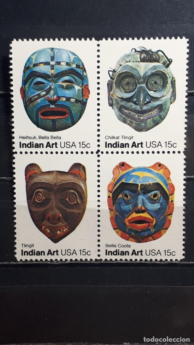 Sellos: ESTADOS UNIDOS. A&Ntilde;O 1980. **. Yvert 1294/7