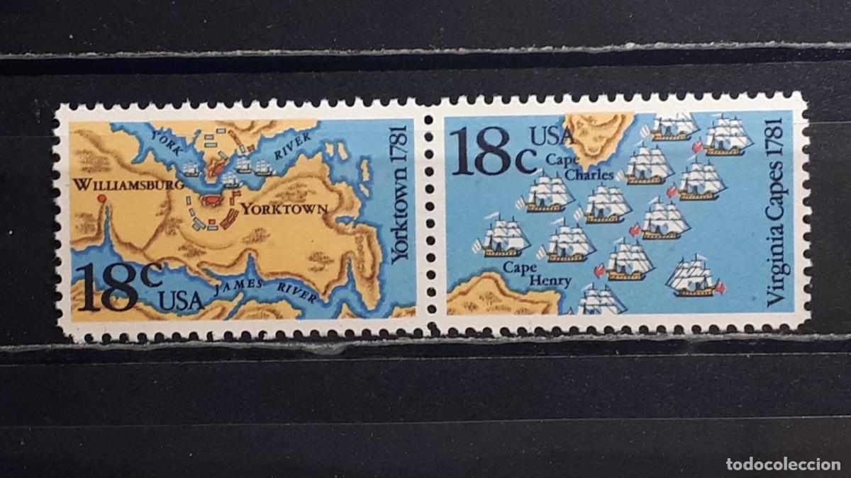 Sellos: ESTADOS UNIDOS. A&Ntilde;O 1981. **. Yvert 1357/8.