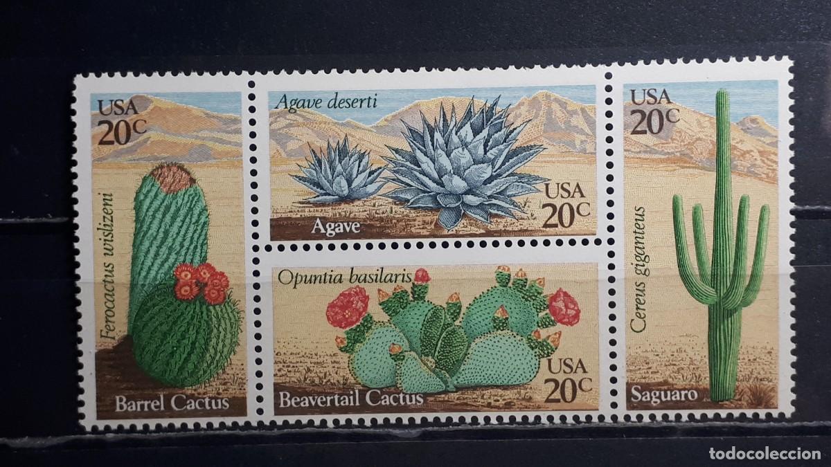 Sellos: ESTADOS UNIDOS. A&Ntilde;O 1981 **. Yvert 1368/71