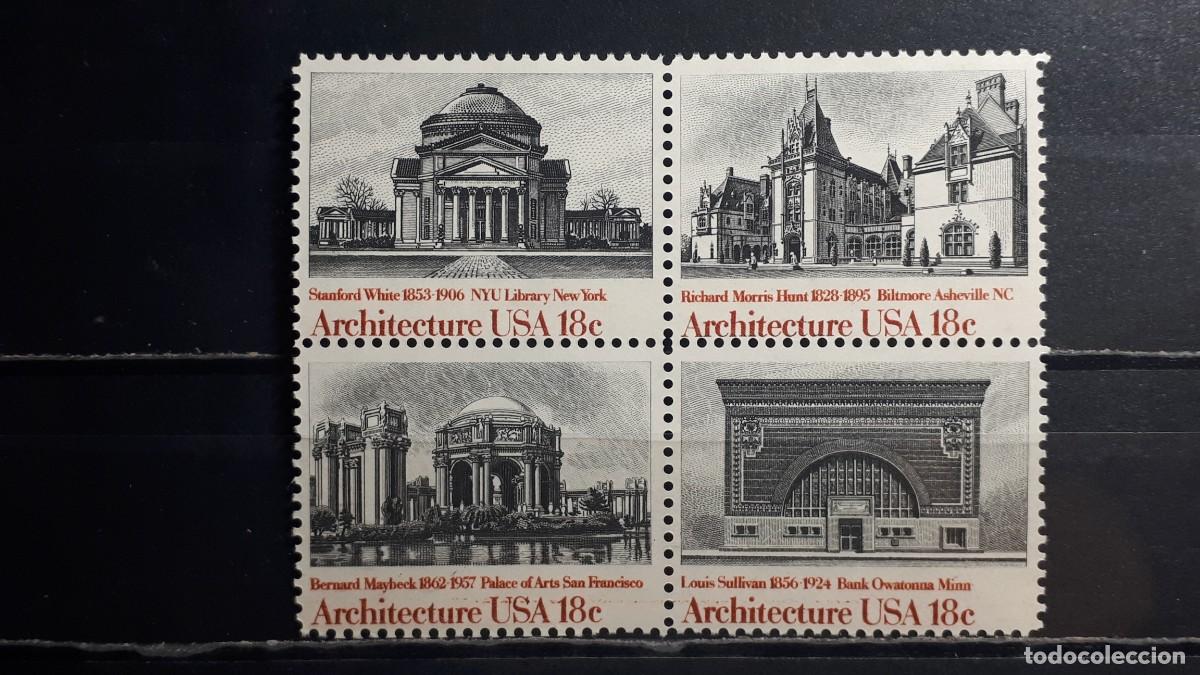 Sellos: ESTADOS UNIDOS. A&Ntilde;O 1981 **. Yvert 1344/7