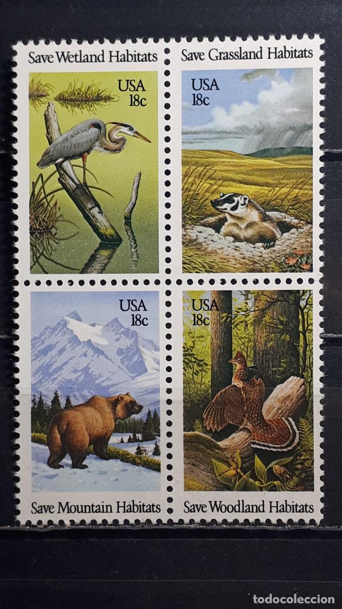 Sellos: ESTADOS UNIDOS. A&Ntilde;O 1981 **. Yvert 1340/3