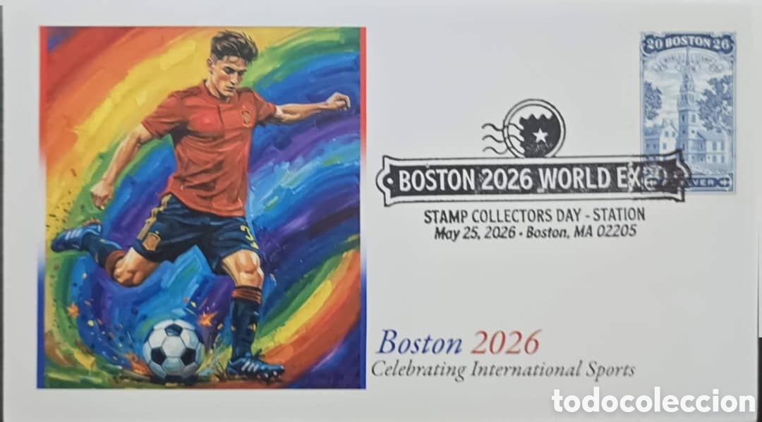 Sellos: CA)USA2026. World Philatelic Exhibition Boston 2026 / International Sports (Football).