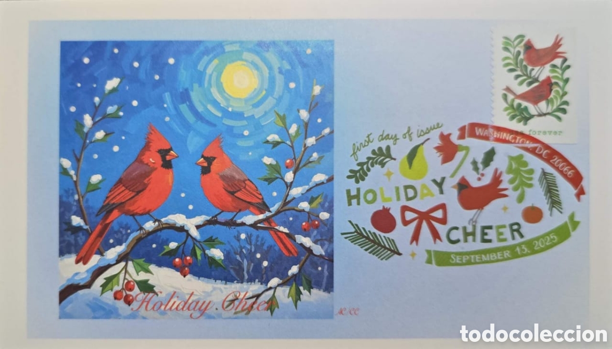 Sellos: CA)USA2025.Christmas holidays / Nature and Winter (Holiday Cheer).