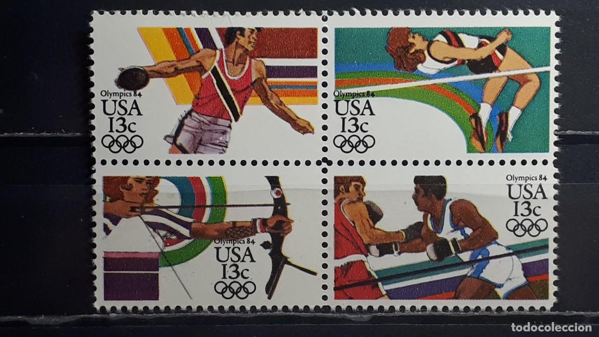 Sellos: ESTADOS UNIDOS. A&Ntilde;O 1983. **. Yvert 1487/90
