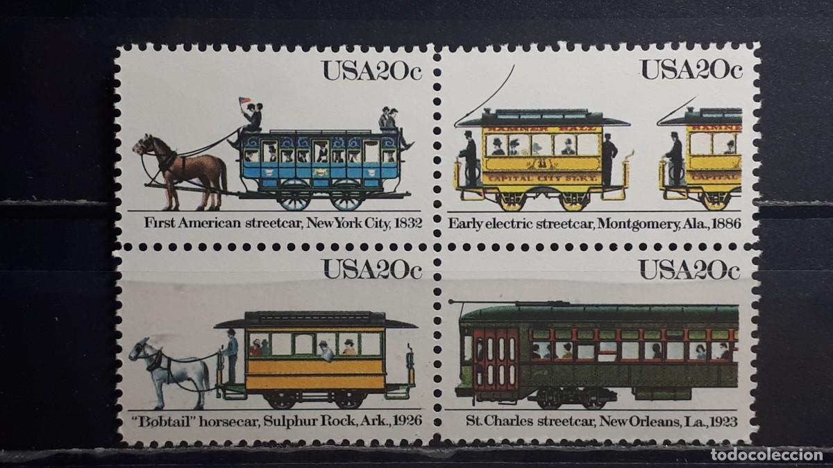 Sellos: ESTADOS UNIDOS. A&Ntilde;O 1983. **. Yvert 1501/4