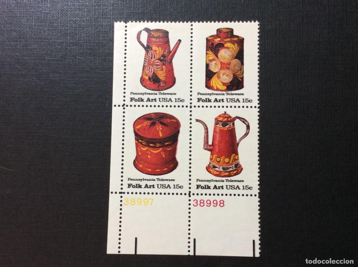 Sellos: ESTADOS UNIDOS N&ordm; YVERT 1238/1*** A&Ntilde;O 1979. ARTE DE PENSILVANIA