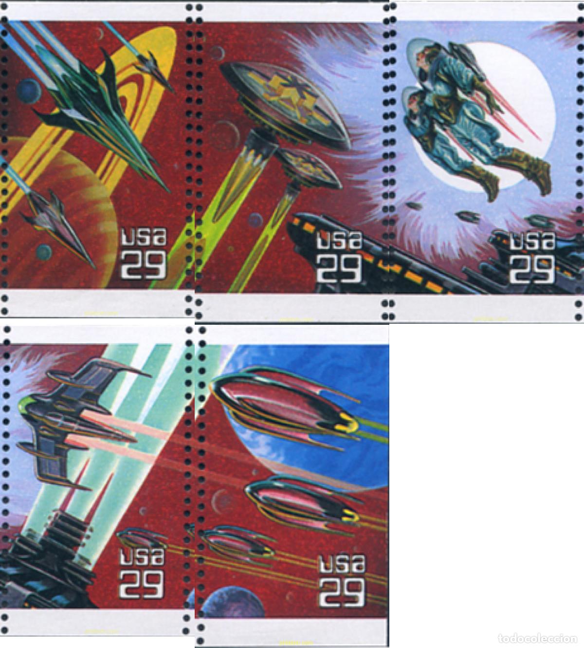 Sellos: 248255 MNH ESTADOS UNIDOS 1993 FANTASIA ESPACIAL