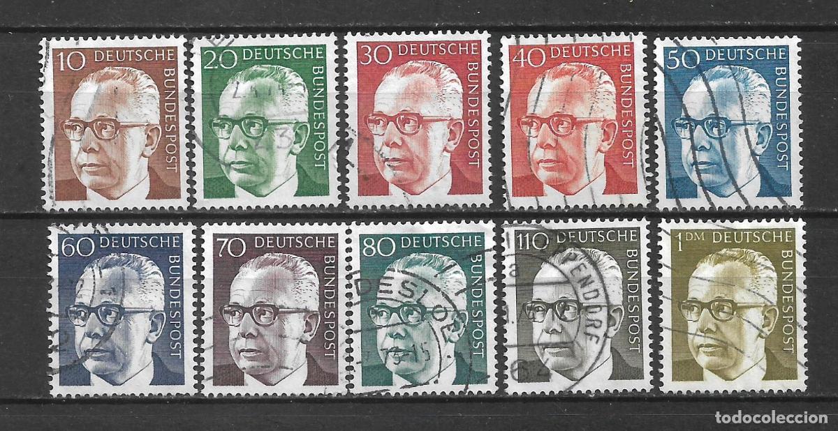 Sellos: alemania 1970 lote 10 sellos usado - 23/24