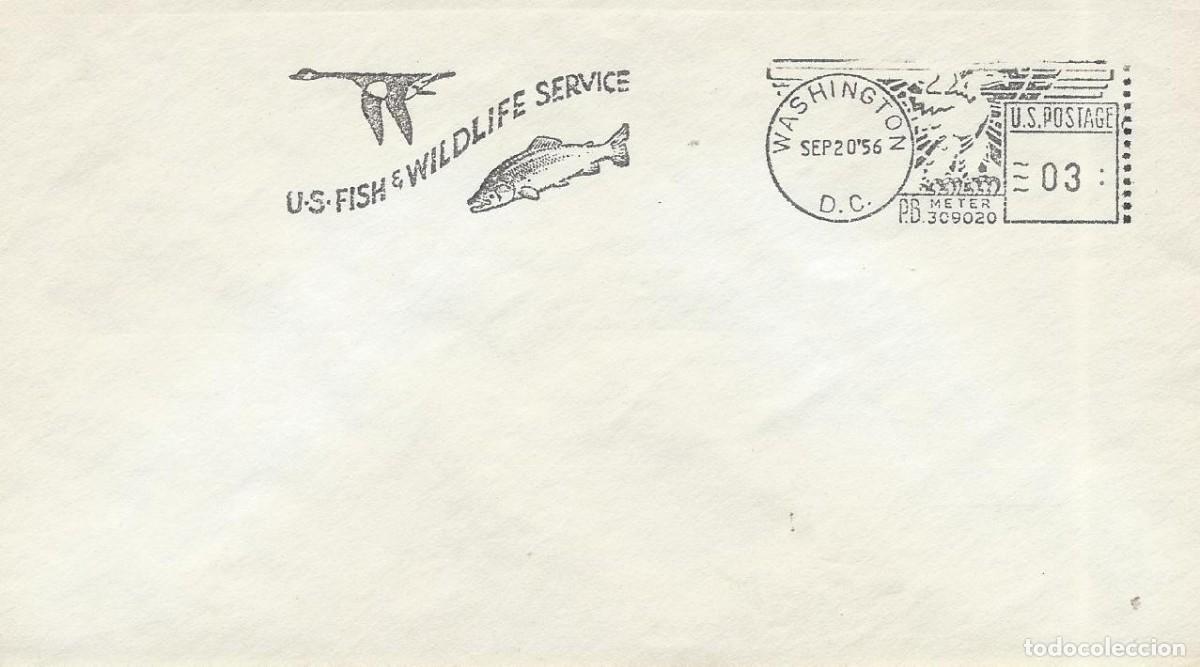 Sellos: 1962. ESTADOS UNIDOS/USA. FRANQUEO MEC&Aacute;NICO/METER. SERVICIO DE PESCA Y VIDA SILVESTRE. NATURALEZA.