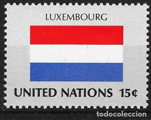 Sellos: Naciones Unidas (Nueva York) 1980 - Mi 349 - YT 317 - Bandera de Luxemburgo - MNH**