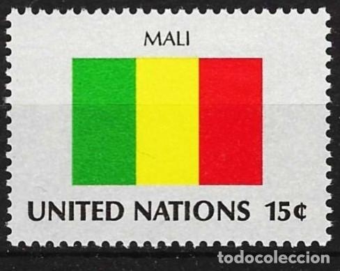 Sellos: Naciones Unidas (Nueva York) 1980 - Mi 355 - YT 323 - Bandera de Mali - MNH**