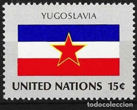 Sellos: Naciones Unidas (Nueva York) 1980 - Mi 356 - YT 324 - Bandera de Yugoslavia - MNH**