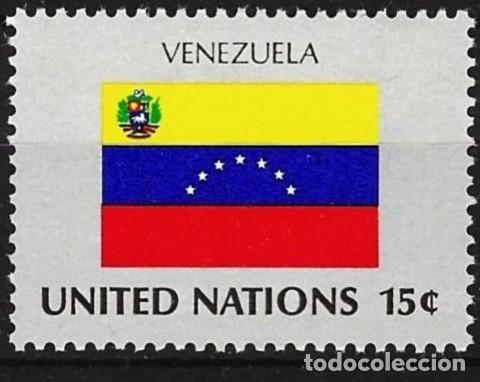 Sellos: Naciones Unidas (Nueva York) 1980 - Mi 358 - YT 326 - Bandera de Venezuela - MNH**