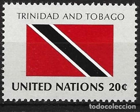 Sellos: Naciones Unidas (Nueva York) 1981 - Mi 380 - YT 348 - Bandera de Trinidad y Tobago - MNH**