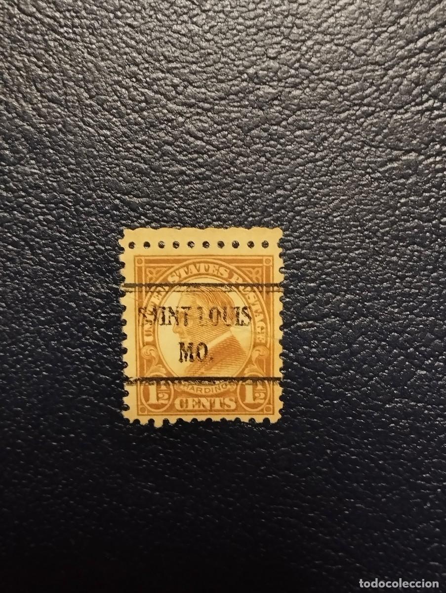 Sellos: 29.07/ Estados Unidos. Pre matasellado. Saint Louis/ Montana