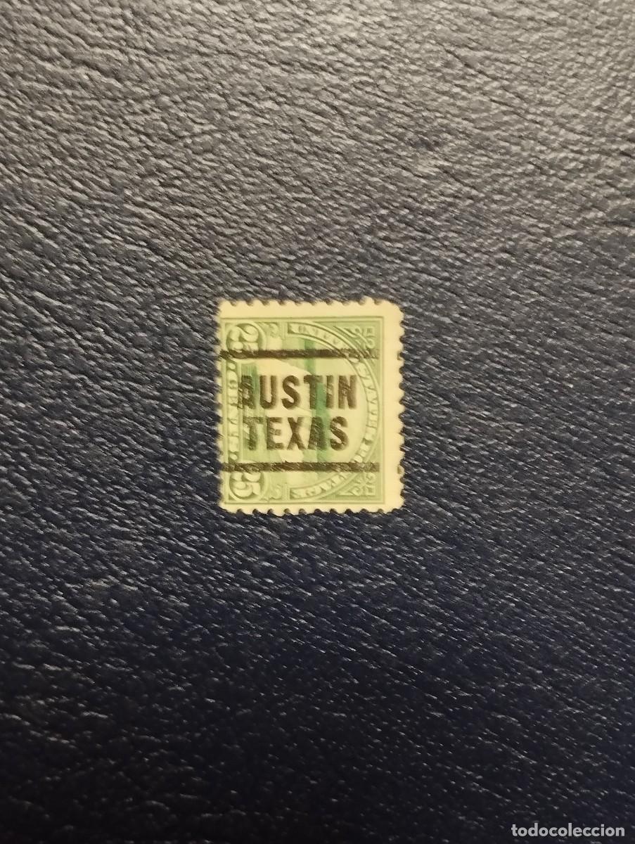 Sellos: 29.07/ Estados Unidos. Pre matasellado. Austin/ Texas