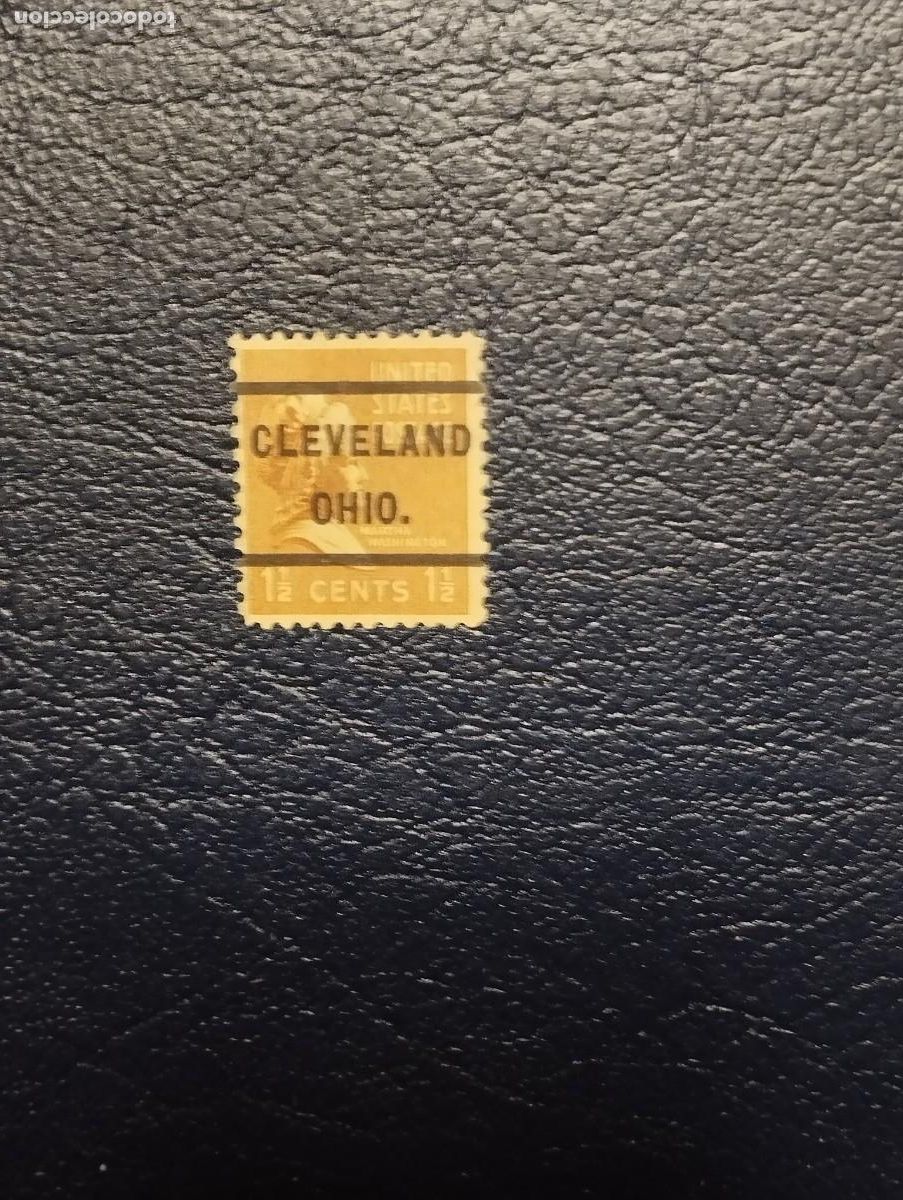 Sellos: 31.07/ Estados Unidos. Pre matasellado. Cleveland/ Ohio